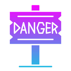 Canvas Print - Danger Icon