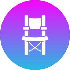 Canvas Print - Camping chair Icon