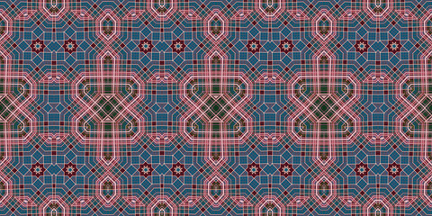 Naklejka na meble Seamless abstract pattern. the texture of the art is symmetrical