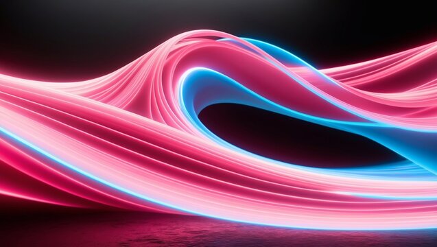 Abstract & science technology background. Network, particle illustration. 3D grid surface generative ai	
