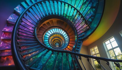 surreal stairs