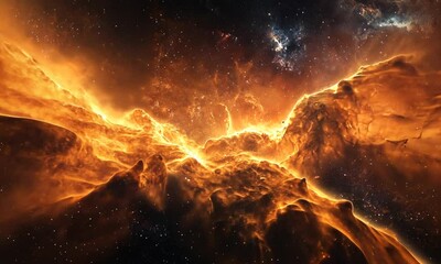 Wall Mural - cosmic nebula - a glimpse into the vast universe