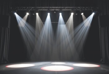 Wall Mural - stage lights
