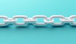© AI04 - Linked Chain Links Background Illustration in 3D