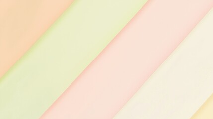 Poster - Abstract background with a geometric composition created with multiple sheets of pastel-colored paper, perfect for minimalist designs