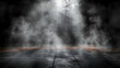 © Siasart - Dark Floor with Fog and Light Illustration