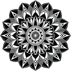 black and white spiritual symbol