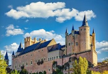 The Alcazar of Segovia is the famous landmark