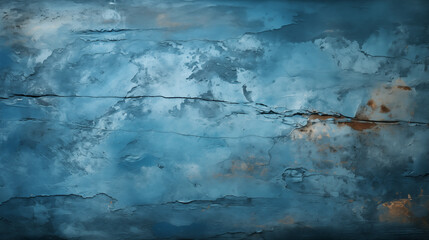 Aufkleber - blue background.  Closeup of abstract rough blue and white art painting texture