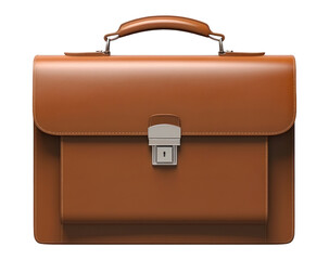 Poster - PNG Briefcase leather brown bag.