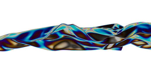 Aufkleber - Holographic 3D Background: A Futuristic Display of Illusion and Light