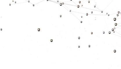 Fototapete - Telecommunication network and wireless mobile internet