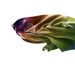 Poster - Metallic fabric with iridescent sheen
