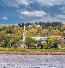 Poster - The charming sea port of La Baie, Saguenay Fjord, Quebec, Canada