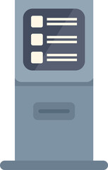 Aufkleber - Modern information kiosk displaying important announcements and messages, providing information and guidance
