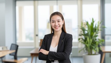 Sticker - portrait of a businesswoman