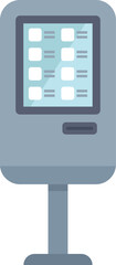 Aufkleber - Self service payment terminal with pos terminal, modern equipment for different public places