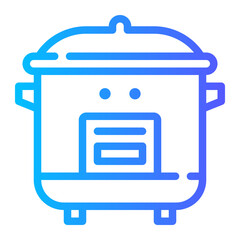 Wall Mural - rice cooker gradient icon