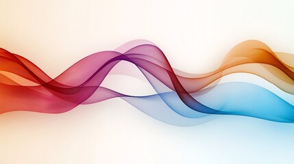 Poster - Abstract Colorful Waves 