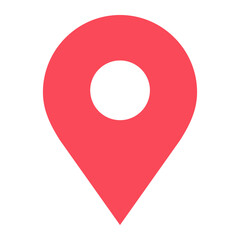 Poster - Location pin png icon sticker, flat graphic on transparent background