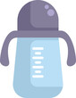 © anatolir - Baby bottle with handles is intended for feeding milk or water to a toddler
