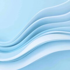 Poster - Abstract Wave Pattern in Soft Light