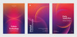 © Rawpixel.com - Set of innovative technology vector template, data analytics, and digital transformation. Set of poster purple gradient template poster. Poster template vector set.