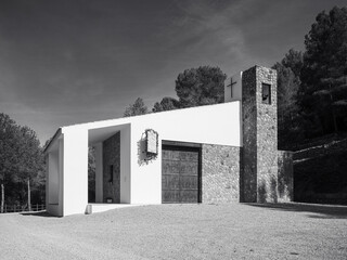 Modern Chapel in the Countryside