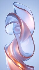 Poster - Interplay of Light and Form in Abstract Composition