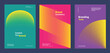 © Rawpixel.com - Abstract colorful shape gradient poster set. Business marketing Modern branding strategy in abstract colorful gradient poster. Abstract colorful vector poster set with business marketing concept.