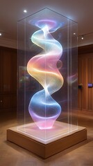 Poster - Abstract Layered Composition in Vibrant Colors
