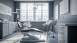 © Iswanto - A modern dental clinic interior with a dental chair and equipment.