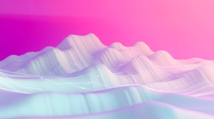 Poster - A softly glowing network of shapes symbolizing the smooth, intuitive flow of data through machine learning models, abstract and calming, 4K resolution