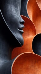 Poster - Vibrant Digital Collage of Abstract Shapes