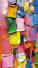 Poster - Vibrant Color Explosion Abstract Art