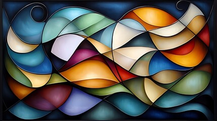 Poster - Abstract Alien Landscape Art for Creative Use