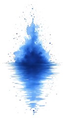 Poster - Watercolor Explosion with Gradient Splashes