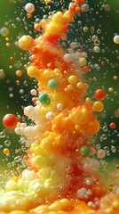 Poster - Immersive Virtual Reality Representation with Colorful Bubbles