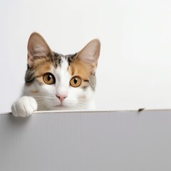 portrait of a cat with background