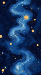 Poster - Vivid Swirling Patterns in Cosmic Motion