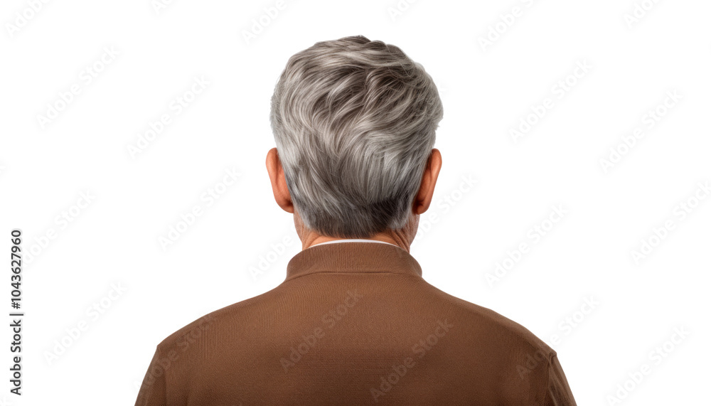 back view of a person isolated on transparent background cutout Stock ...