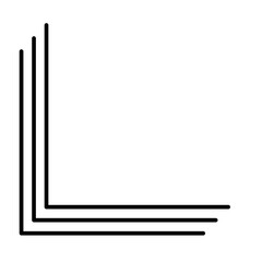 Line corner border
