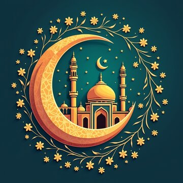 eid mubarak greeting card