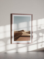 Desert Landscape Framed Art Print Interior Decor