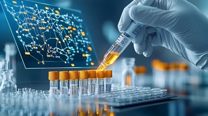 Poster - High Tech Laboratory Scanning and Cataloging of Test Tubes and Samples in a Comprehensive Scientific Database for Research and Analysis