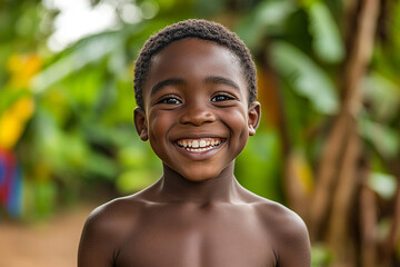 Black teenager boy on a outdoors background