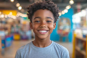 Black teenager boy on a outdoors background