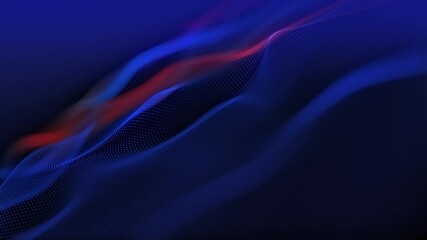 Aufkleber - Explore Abstract Seamless Background Wave Patterns Enhanced with Dynamic and Mesmerizing Lighting Effects