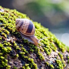 snail on a leaf