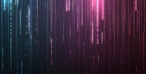 Poster - An abstract dot point connects with a gradient line and an aesthetic, intricate wave line design. An internationalization technology design concept for a social network or business that relies on big
